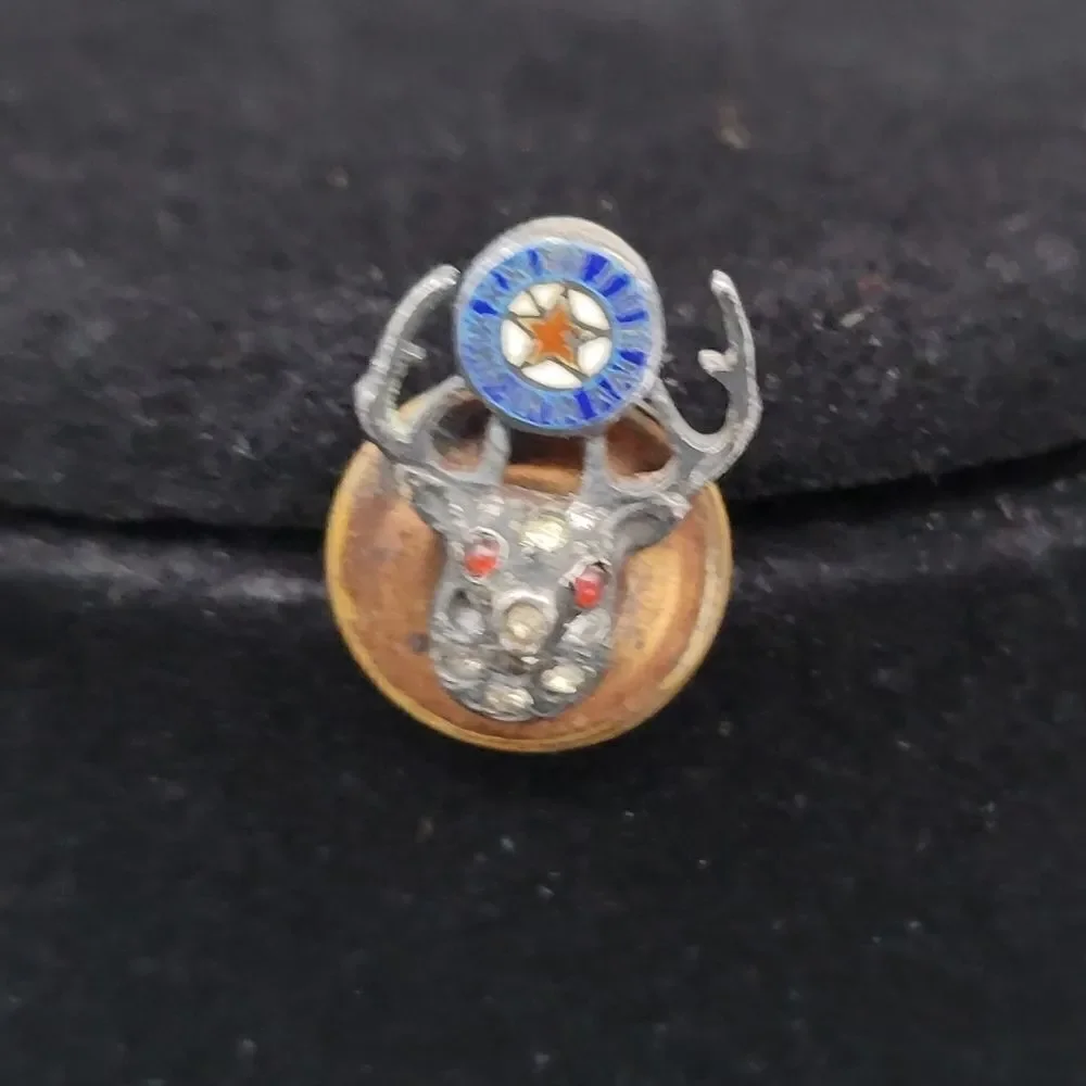Benevolent & Protective Order of Elks Mini Lapel Pin B.P.O.E. Antique Vintage
